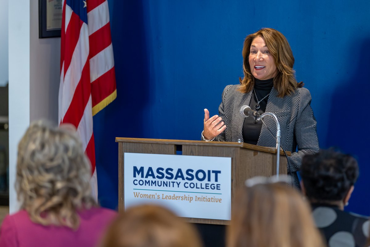 MassasoitCC's tweet photo. We were honored to have @massltgov, former Lt. Gov. @karynpolito, and Taunton Mayor and Massasoit alumnae @ShaunnaOconnell join us to deliver inspiring remarks. Please stay tuned for updates in the coming weeks and months. #Massasoit #MassasoitWLI #mapoli https://t.co/NvaMVWdAx7