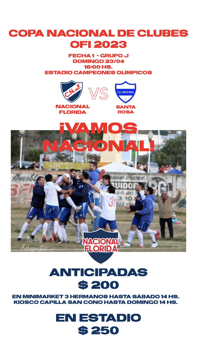 CNdeF_FLORIDA's tweet photo. #TodosJuntos 
#VamosNacional
#NacionalFlorida https://t.co/YDOlT39o3i