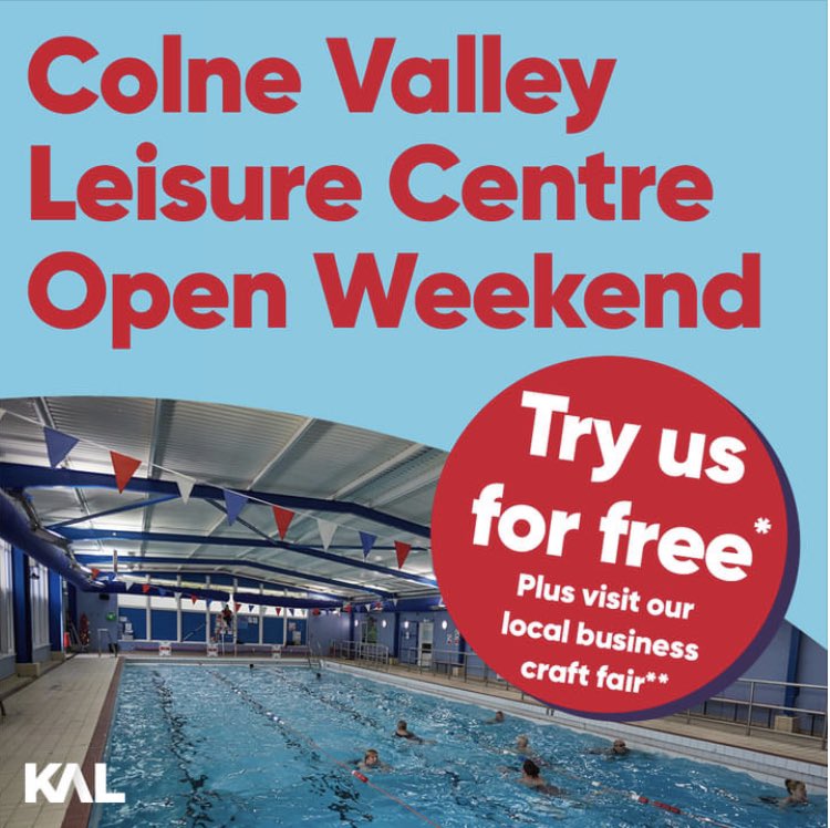 Active Huddersfield (@activehudds) on Twitter photo Visit Colne Valley Leisure Centre’s open weekend on 29-30th April and enjoy their newly upgraded gym for free, as well as a range of other activities 😊 <a href="/activeleisure/">KAL Leisure Centres</a> <a href="/KALfitness/">KAL Fitness</a>
T&Cs apply - kal.org.uk/offer-terms #ActiveHuddersfield Visit Colne Valley Leisure Centre’s open weekend on 29-30th April and enjoy their newly upgraded gym for free, as well as a range of other activities 😊 <a href="/activeleisure/">KAL Leisure Centres</a> <a href="/KALfitness/">KAL Fitness</a>
T&Cs apply - kal.org.uk/offer-terms #ActiveHuddersfield