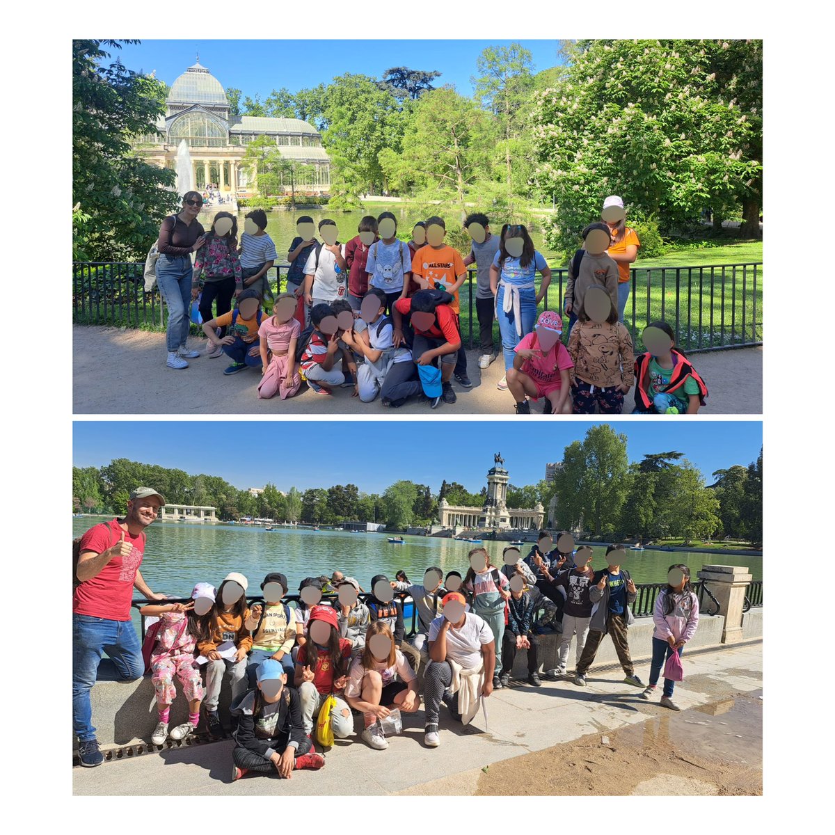 ceipasturias's tweet photo. El Parque del Buen Retiro ha recibido la visita de los alumnos/as de 3°. ¿Sabíais que el Retiro ocupa lo mismo que más de 100 campos de fútbol y tiene más de 300 años? https://t.co/h08QqAiJYX