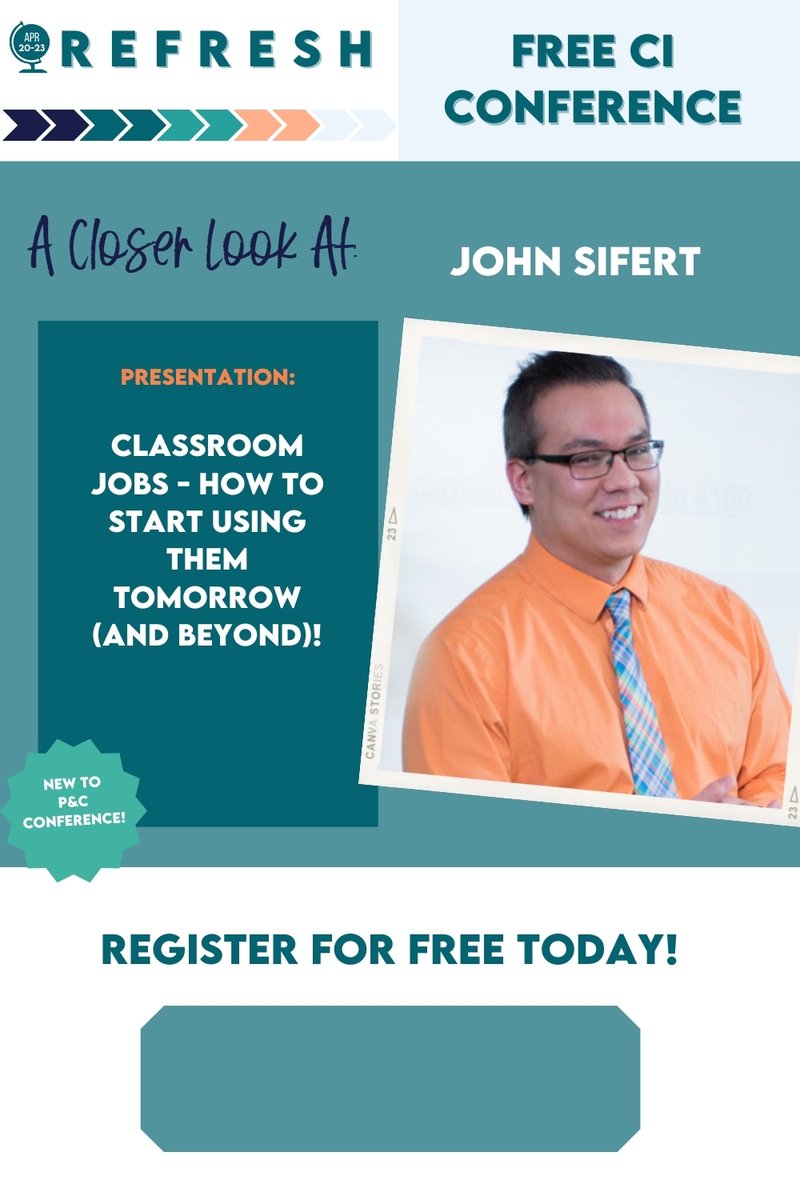 It is not too late!  Sign up for this amazing free CI conference happening this weekend! See presentations by dozens of amazing teachers (and myself) Click the link below:
lalibrelanguagelearning.mykajabi.com/a/2147531123/s…