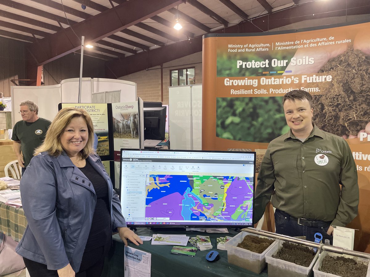 LisaThompsonPC's tweet photo. To grow the food we all rely on, Ontario farmers need access to soil data and information. That is why in #ONBudget2023 our government is investing $9.5 million to update our province's soil data, some of which hasn't been touched since 1920! #SoilConservationWeek #OntAg https://t.co/sJO6kRgA89