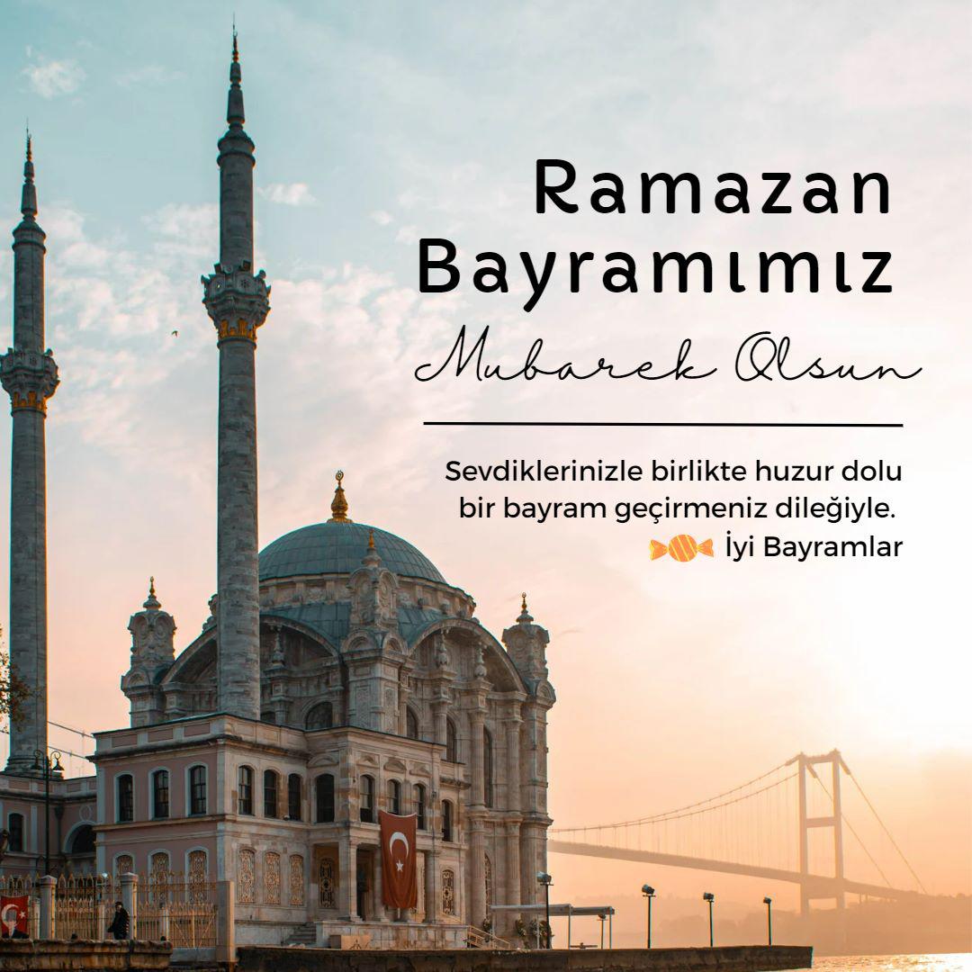 Afetlerin, salgınların ve zulümlerin son bulduğu bir yaşam dileğiyle Ramazan Bayramınız kutlu olsun.