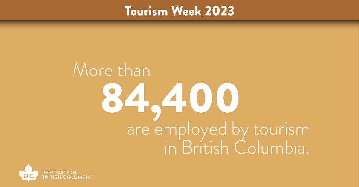 Working in tourism is more than a 9-5 job! From helicopter pilots to brewers, the industry offers diverse and well-paying careers for over 84,400
people in BC. Show your appreciation for these hardworking folks
during Tourism Week 2023! #BCTourismCounts #BCTourismWeek #BCAleTrail