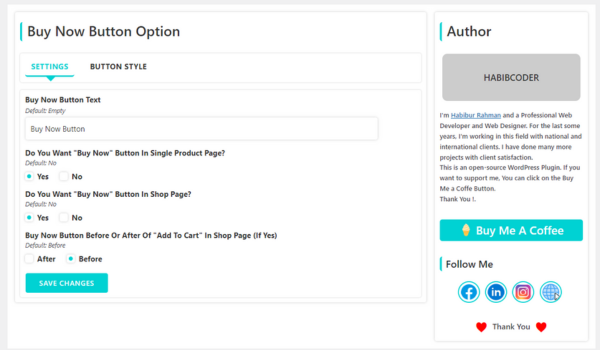 habibcoder's tweet image. Another WordPress Plugin is approved in the WordPress repository.
The plugin is here: wordpress.org/plugins/hc-buy…
It is a Buy Now Buttoon add Plugin in WooCommerce.
#habibcoder #buynowbutton #wcbuynowbutton #woocommercebuynow #buynowbuttoninwordpress #buynowbuttoninwoocommerce