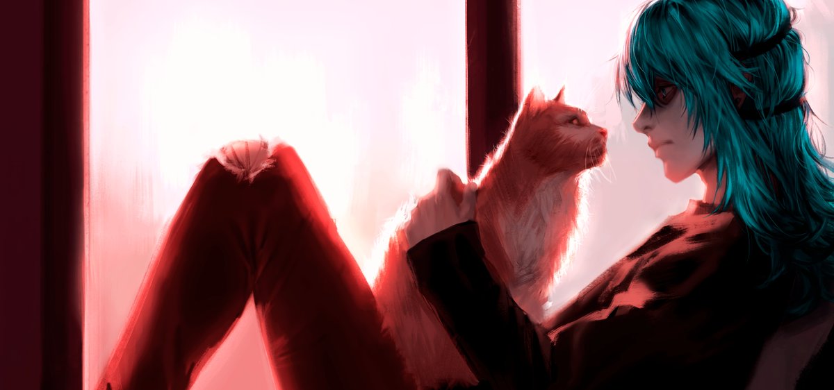 ㅤ
"No, mi querido amigo. El veterinario te ha dicho que debes bajar de peso. No puedo continuar consintiéndote así. [...] No se atreva a maullarme con ese tono, señor. No sea irrespetuoso." En fin, dueños de gatos.
ㅤ