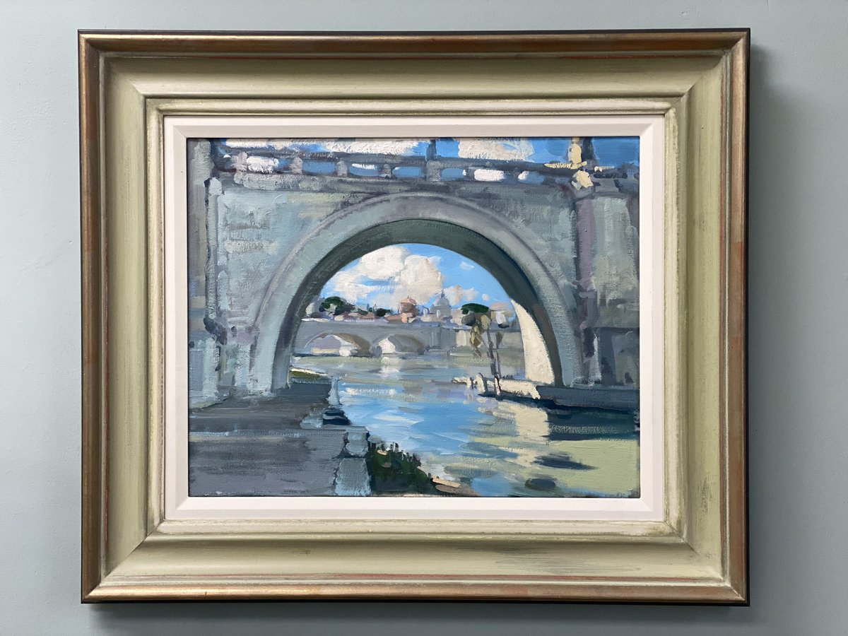 A new collection of oil paintings inspired by the light in Rome