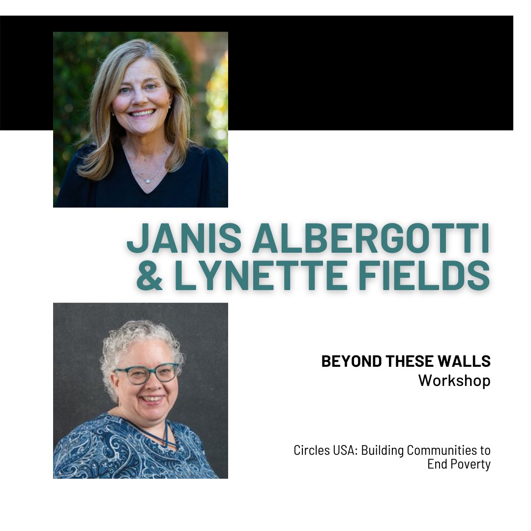 Janis Albergotti is one of the founders and the Executive Director of CIRCLES® Lexington County. Lynette Fields is the Executive Director of Poverty Solutions Group or PSG.

We can't wait to have these wonderful ladies lead us in a workshop at the Beyond These Walls conference!