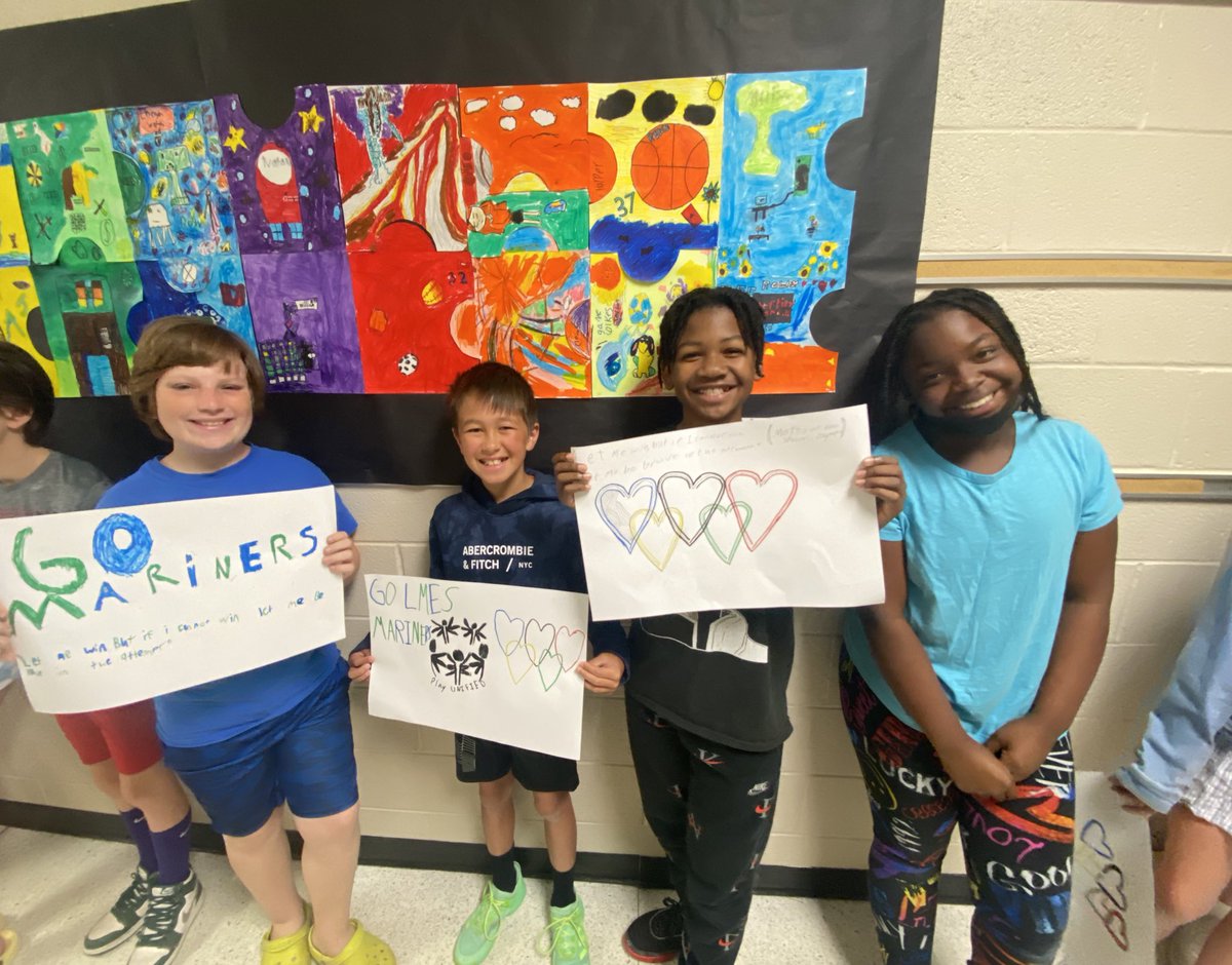 MrsCulbreth5th's tweet photo. Cheering on our @MarinerMates as they head to the @SpecialOlympics! https://t.co/w8FCvICXuS