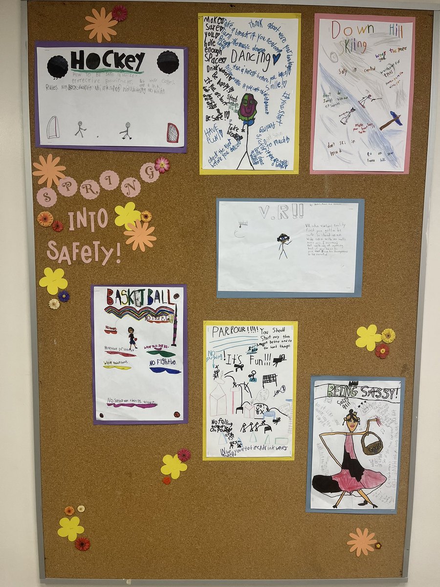 MsHappyHughes's tweet photo. Spring into SAFETY! Exploring ways to move and play safely as Grade 3s prepare for their Swim to Survive program. 

How will our swimming poster be different? What will be the same? https://t.co/vWpUe60GKd