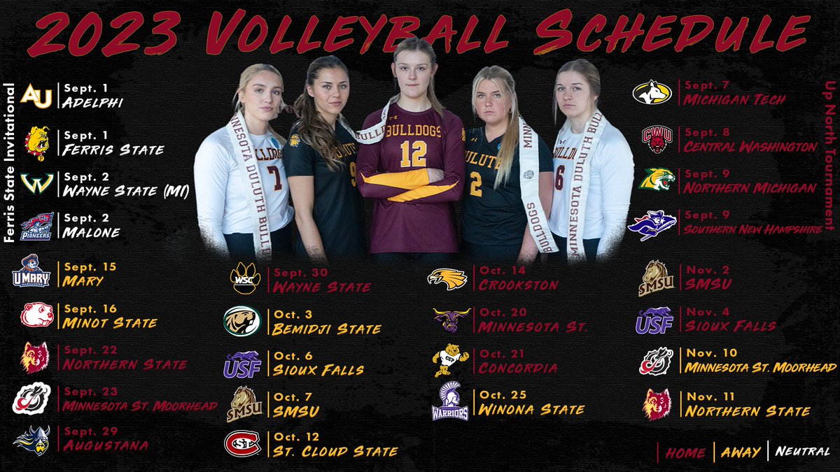 UMD Volleyball (@umdvolleyball) on Twitter photo Start the countdown 🕐
UMD volleyball's 2023 schedule is here!
Get the full breakdown: bit.ly/40rGDly Start the countdown 🕐
UMD volleyball's 2023 schedule is here!
Get the full breakdown: bit.ly/40rGDly