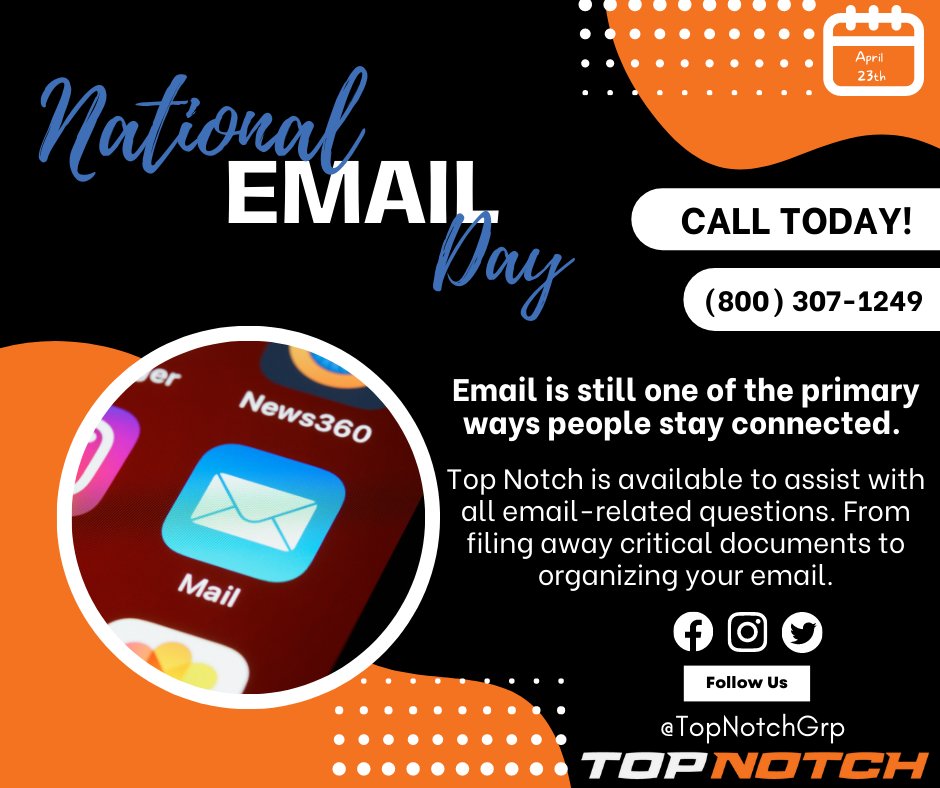 Happy National Email Day! Take today to appreciate one of the primary ways that we are all still connected. #SundayVibes #SundayMorning #follow #techie #computer #programming #NationalEmailDay #charlottesville #richmondva #fairfaxcounty #supportlocal #SundayThoughts #SundayMood