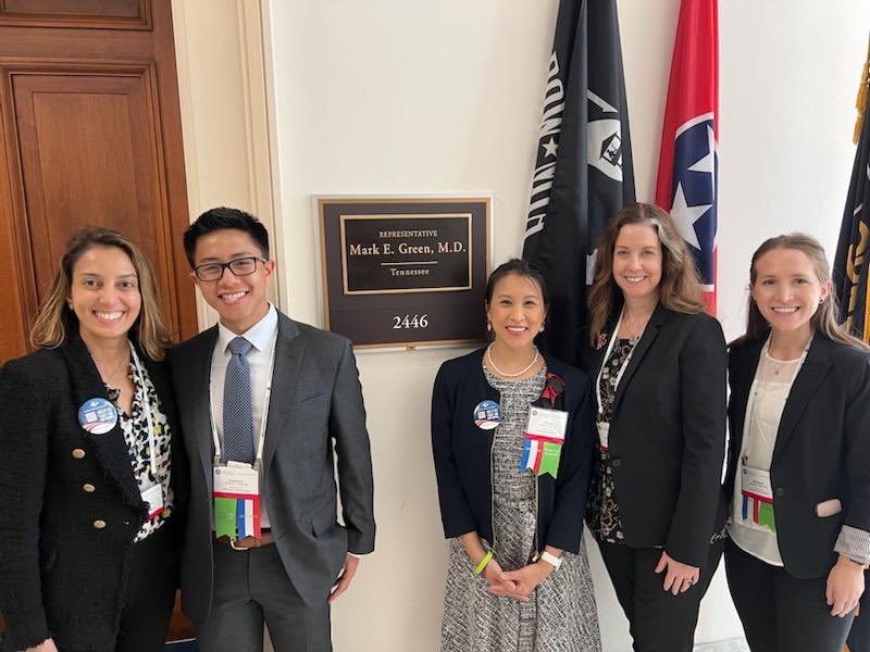 Busy day meeting with our TN Congressmen and women to advocate for patients, our profession, and safe surgery! #MYF2023 #whyiadvocate