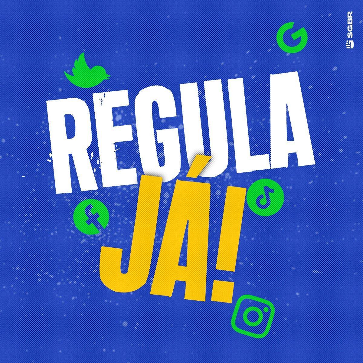 slpng_giants_pt's tweet photo. É inacreditável o que está acontecendo. As gigantes da tecnologia estão pressionando para que a votação do PL das Fake news, que regula as redes, não seja votada na próxima terça.

Não podemos deixar que empresas bilionárias se safem de suas responsabilidades.

ESCREVAM REGULA JÁ