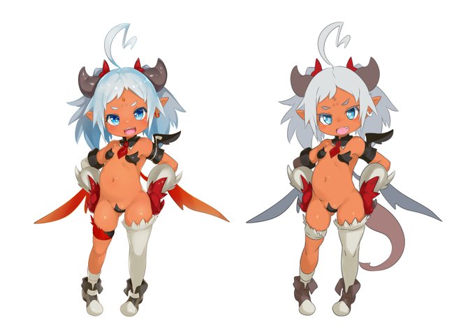 配信で塗り終えたどらこちゃんbefore after 