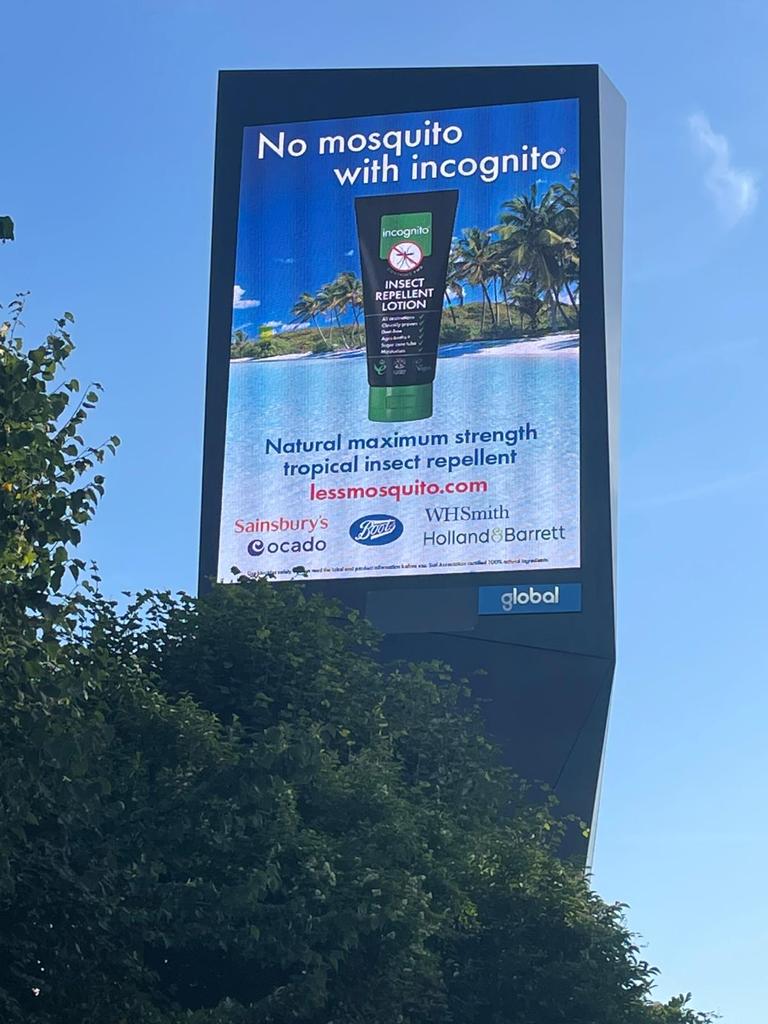 incognitoUK's tweet photo. Incognito flying high on the M4! *incognito stronger for longer https://t.co/N3EBU7bng4 #mosquitorepellent #insectrepellentspray #incognitomosquitorrepellent #natural #vegan #mosquitobiterelief #sustainable #awardwinning *compared to other PMD-based insect repellents https://t.co/8fkAkkchZb