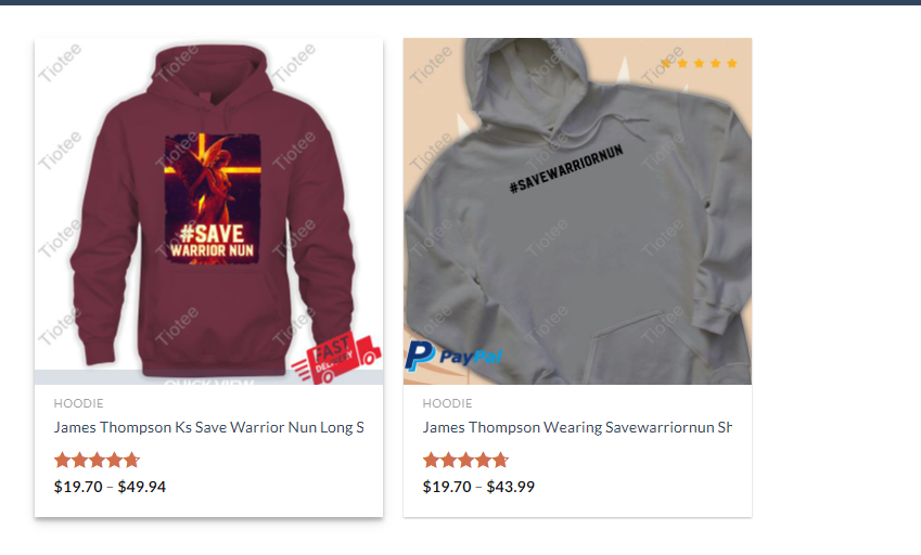 JamesThompsonKS's tweet photo. If you see my name associated with selling #WarriorNun t-shirts, please know that I am in no way associated with anyone selling them and I do not receive any money from them. I have sent them a cease and desist letter to stop using my name and social media names. https://t.co/OwRkAVOcTK