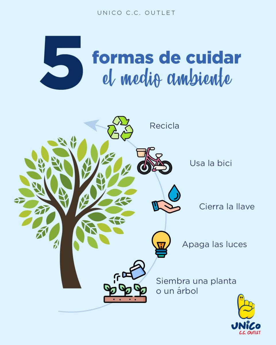 unicooutlet's tweet photo. 🍃Conoce las 5 formas de cuidar el medio ambiente 🥰☝
¿cuál otra aplicas? deja tu aporte en comentarios 🌍
💛 #MegaOutlet #colombia #DescuentosImpresionantes #ElOutletdelOccidenteColombiano #ElOutletdelaCosta #comprarloquequieroesunico ☝ https://t.co/cdLpwa0OHd