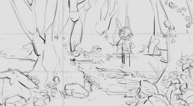 how i draw tighnari in the sketch phase: 