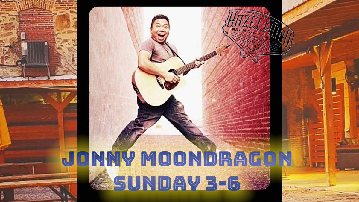 HazelwoodBeer's tweet photo. 🚨Change for Sunday the 23rd🚨
Now featuring, LIVE in the Beer Garten;
Jonny Mondragon!! 🎶
Come see what's Good in the Wood! https://t.co/rX54745WeN