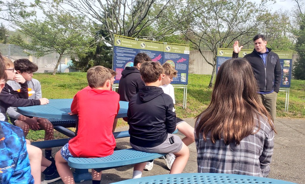 ATaphouse22's tweet image. What a great experience at @SanitationDist1 today with the 7th grade @BHSSeminar Ss. They looked at ways to deal with storm water on campus such as rooftop vegetation, permeable pavement, retention ponds, etc. #EDGEchallenge #environmentalengineering