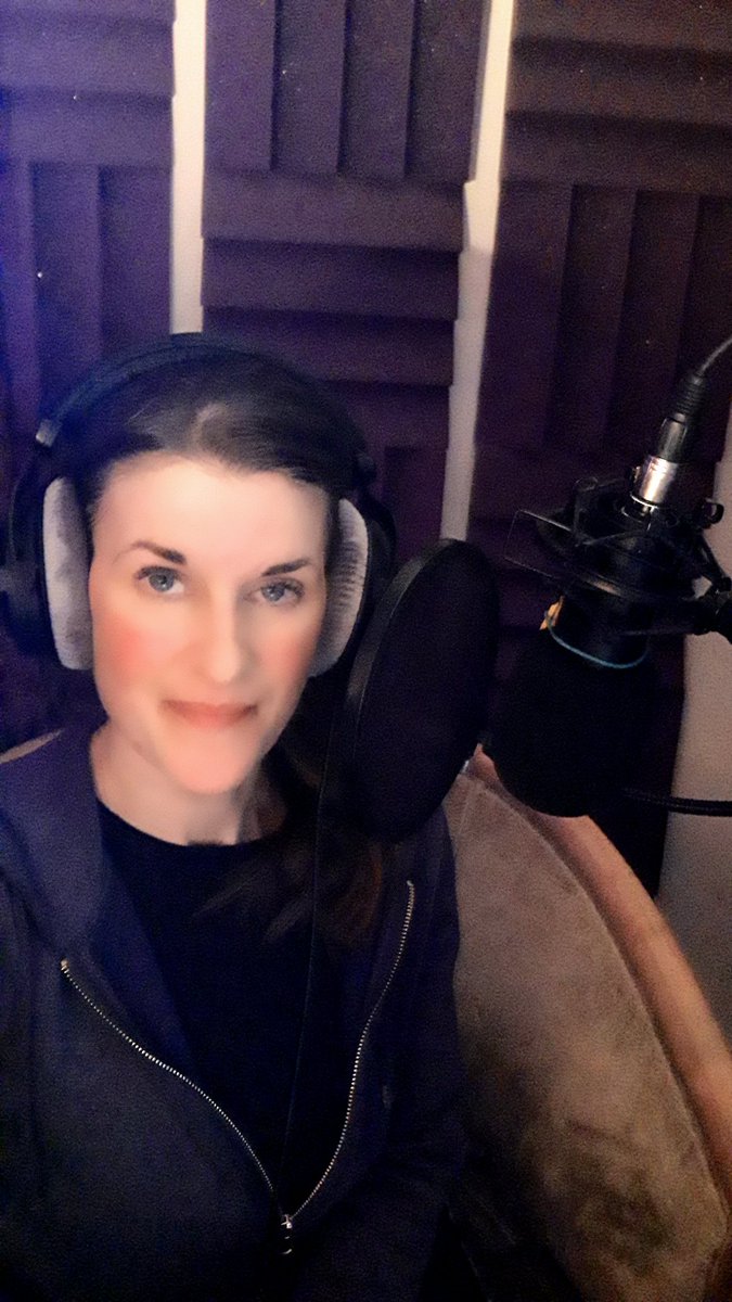 Lovely recording session today. Five explainer videos recorded by directed session in my own cosy studio. Thanks, <a href="/Voicefox_Agency/">Voicefox</a>!