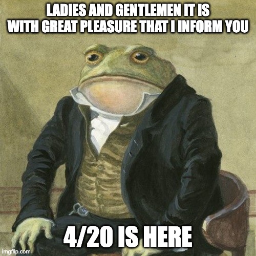 gps_seedbank's tweet photo. Happy weed day! Lots of exciting things happening over here π
#420 #memes #weedmemes #cannabismemes #dankmemes #cannabisculture #cannabiscommunity #greenpointseeds https://t.co/W0A7WoGF2O