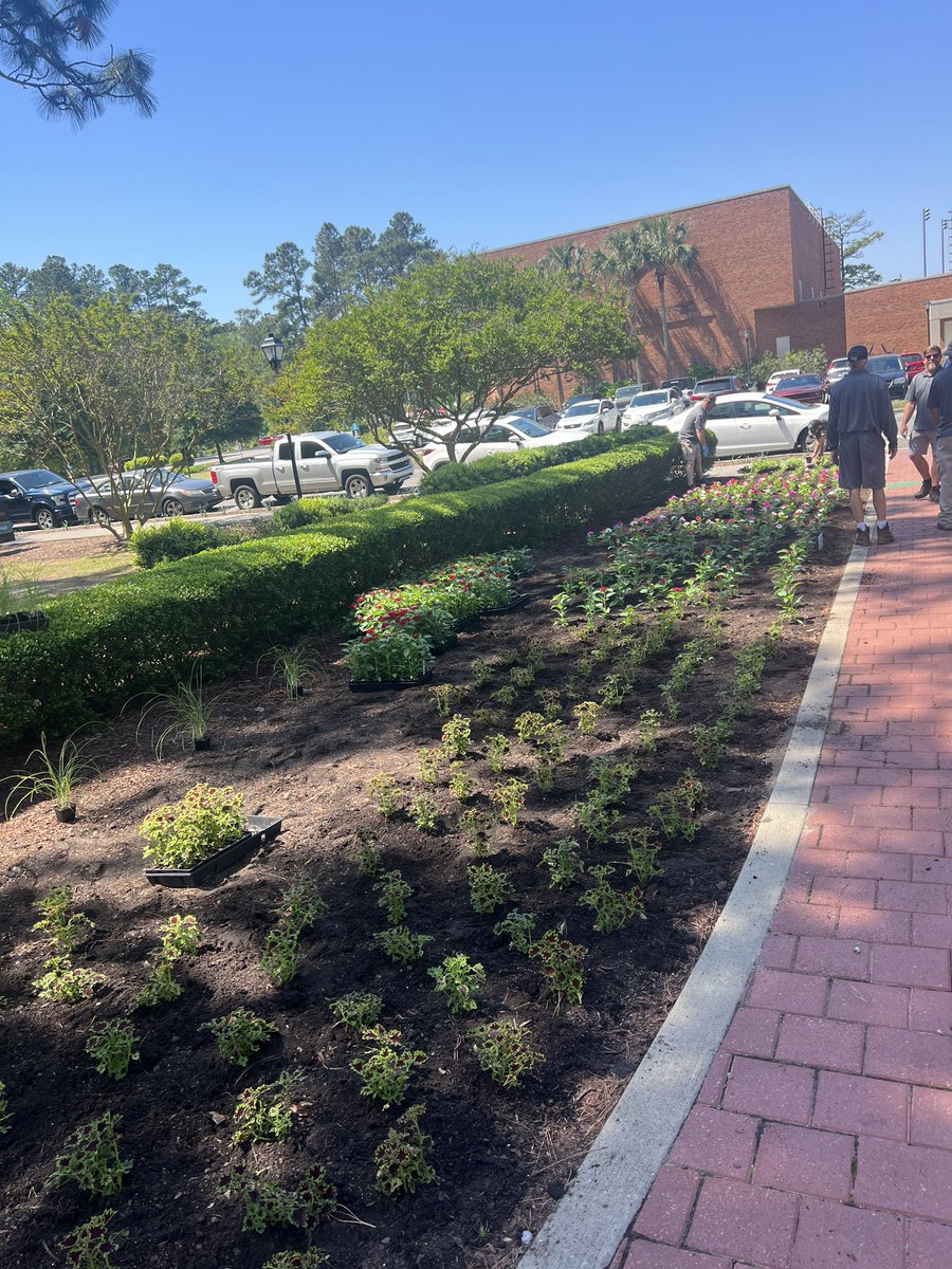 Participated in the John Brong Campus Planting Day. <a href="/CCUChanticleers/">Coastal Carolina University</a>