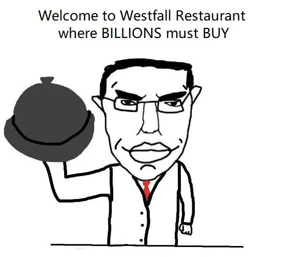 ChudCoin's tweet photo. It’s time for lunch, I recommend checking out Westfall Restaurant $CHUD https://t.co/Jo35bIhAgm