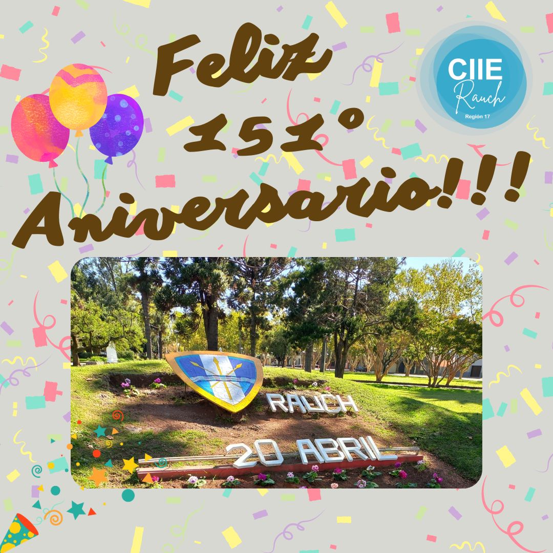 ciierauch's tweet photo. Estamos de festejo!!!🎉🎉🎉
Hoy 20 de abril, Rauch conmemora el 151° aniversario de su fundación.
Feliz cumpleaños Rauch!!!🎂 https://t.co/3pQML3qWib