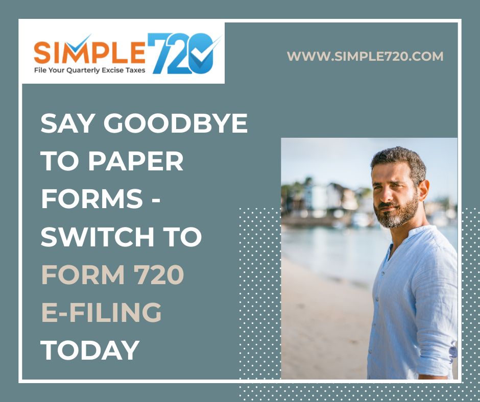 simple720tax's tweet image. Say Goodbye to paper forms switch to form 720 e-filing today

#simple720 #form720 #IRS #efile #bulk #taxes #filing #IRStax #720 #efiling #tax #excisepolicycase
