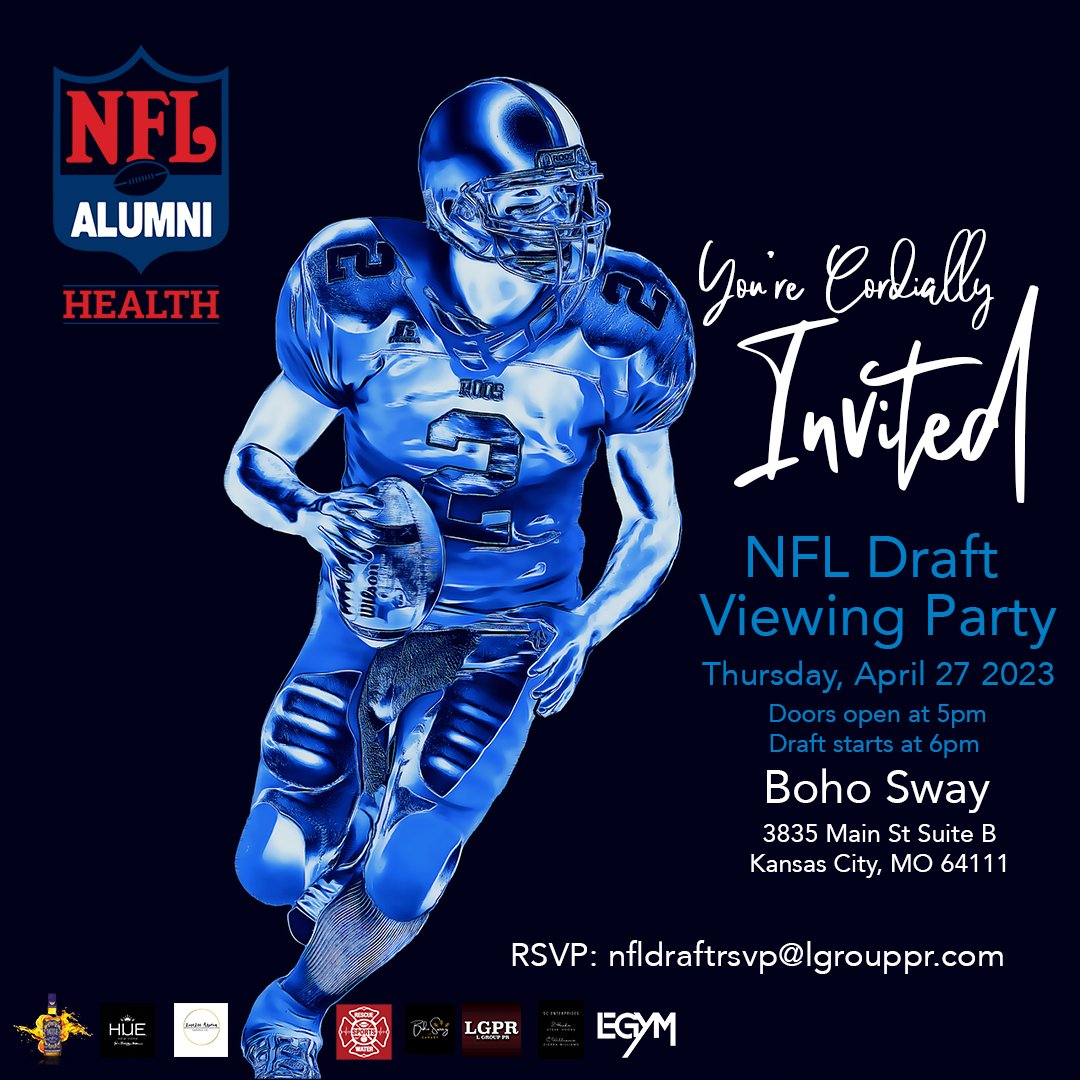 LGroupPR's tweet image. Here's what I'm working on with the @nflalumnihealth ...if you're an athlete (current, former or legend) and you're in KC for the Draft, hit me up to get on the list to attend... 
#nflalumnihealth #lgrouppr #publicist