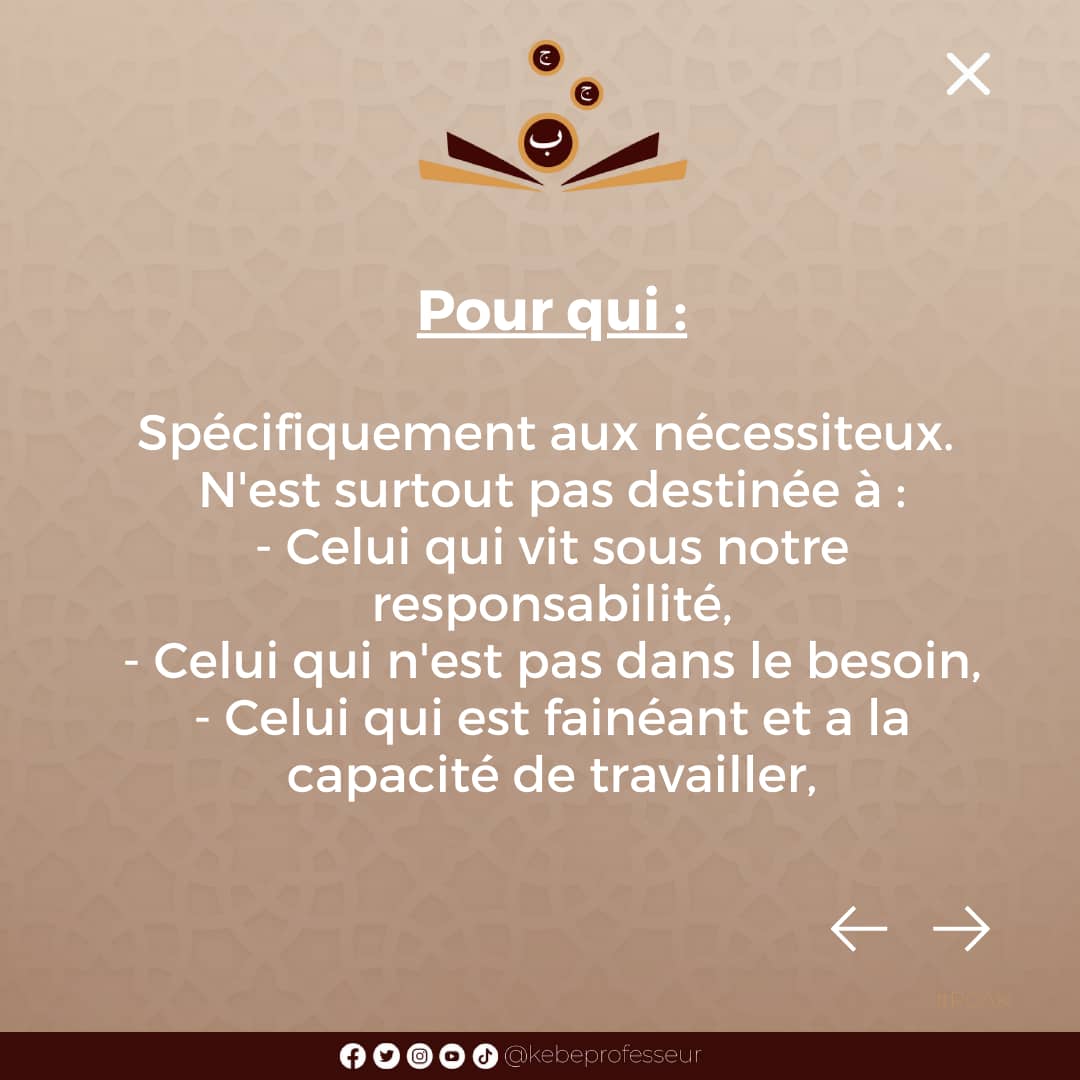 kebeprofesseur's tweet photo. L'essentiel sur le #Zakaat_Al_Fitr ou Aumône de la rupture.
Par le Professeur _Cheikh Ahmad Tidiane Kébé
#Profsseur_CATK
#CATK
Suite👇🏾 https://t.co/cZhMYphFy7