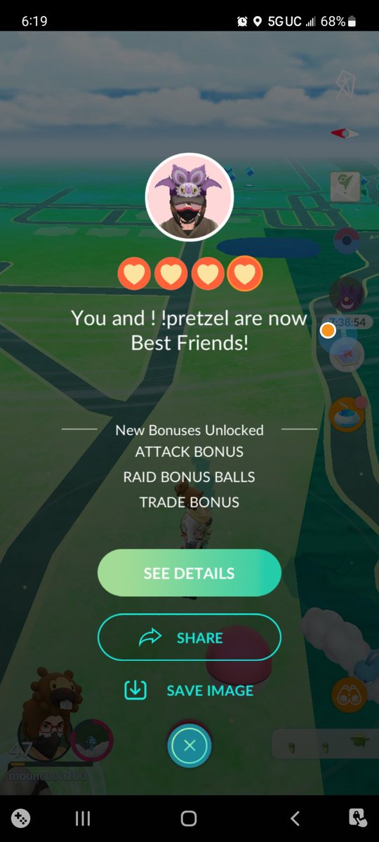MoonCoon100's tweet photo. New best buddies!!! #buddy5 #friendship #PokemonGOfriends #Pokemon #PokemonGO #pretzel #swampert #ground #water #cheesy #pumpkin https://t.co/8DvUxvOVKT