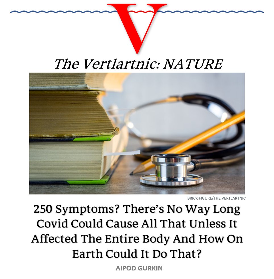 TheVertlartnic's tweet photo. 250 Symptoms? There’s No Way Long Covid Could Cause All That Unless It Affected The Entire Body And How On Earth Could It Do That? https://t.co/lHc5JUViCF