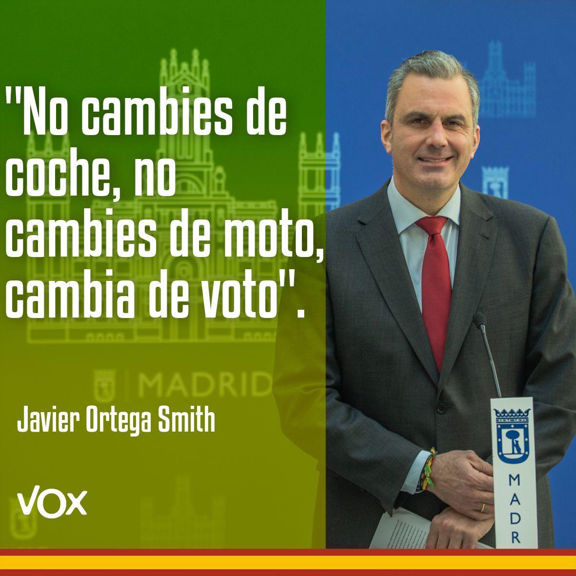 Ortega_Smith's tweet photo. Mi compromiso con los madrileños es firme. Nosotros SÍ derogaremos el Madrid Central de Carmeida. https://t.co/qXqUtxI1wb