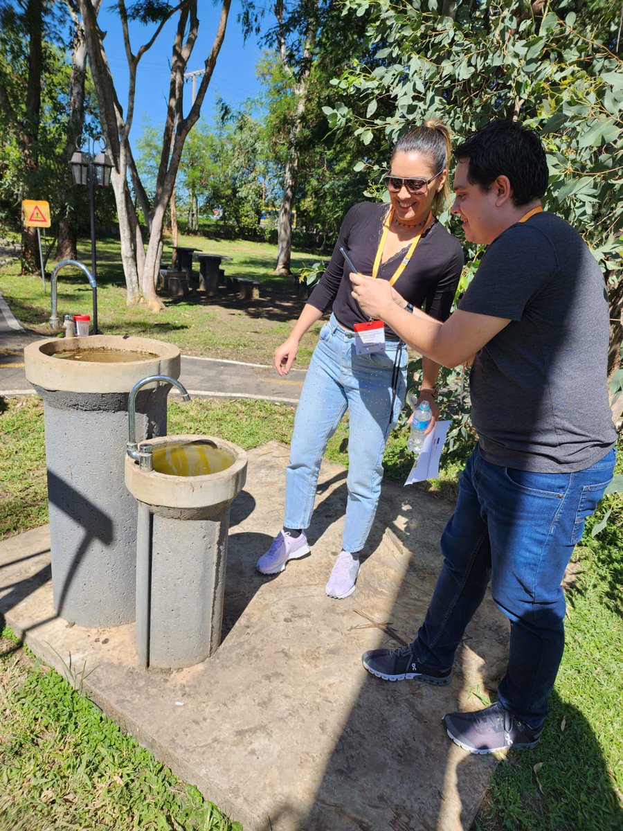 msolhaim's tweet photo. Some adventure in #GenEpiParaguay23! Students excited sampling different water sources in Ñu Guasu park using @EpiCollect, to solve a mysterious made up outbreak! @eventsWCS https://t.co/QdTi5IoI3P