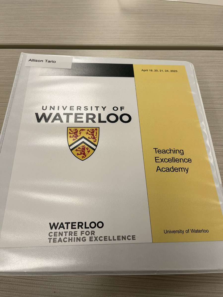 aktario's tweet photo. Enjoying a few days of focused learning to redesign #Pharm425 at the @uwcte Teaching Excellence Academy! So many new ideas, perspectives and strategies to take back to @UWPharmacy 🤓 https://t.co/8DzTJDDsYu