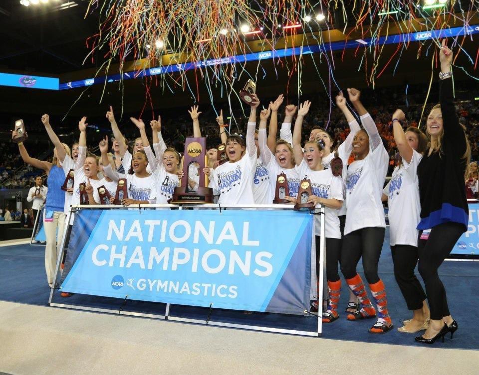 morganbelvedere's tweet photo. 10 years ago today @GatorsGym brought home @UF’s 1st NCAA gymnastics title! It was an honor of a lifetime to make history with this incredible team. Look forward to celebrating with my teammates this fall in the Swamp! GO GATORS 🐊🏆🤸🏼‍♀️ #ItsGreatUF https://t.co/puBrDVBsaJ