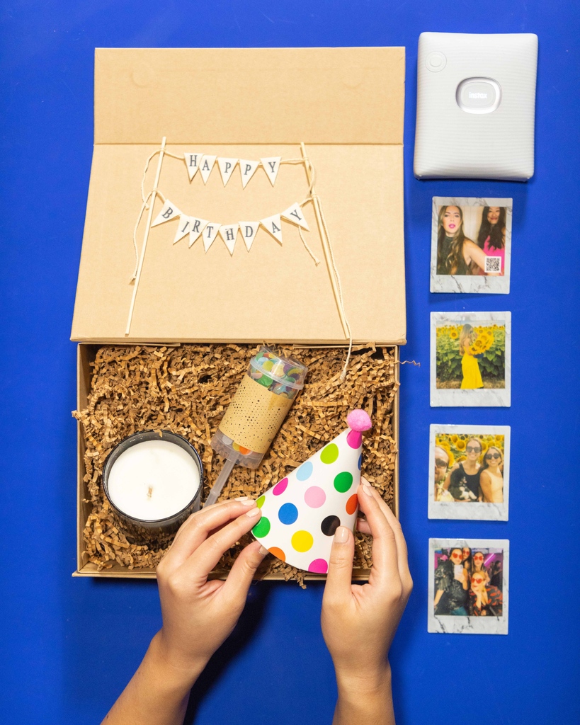 instax's tweet photo. See how we made this cute birthday box for our bestie 🥳💖
.
.
.
#DontJustTakeGive
#InstaxSquareLink
#GoBeyondTheFrame
#BirthdayBox https://t.co/F1ohzadj8b