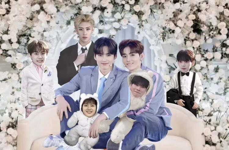 sillybabycat's tweet image. how come this cursed picture predicted most of the lineup..