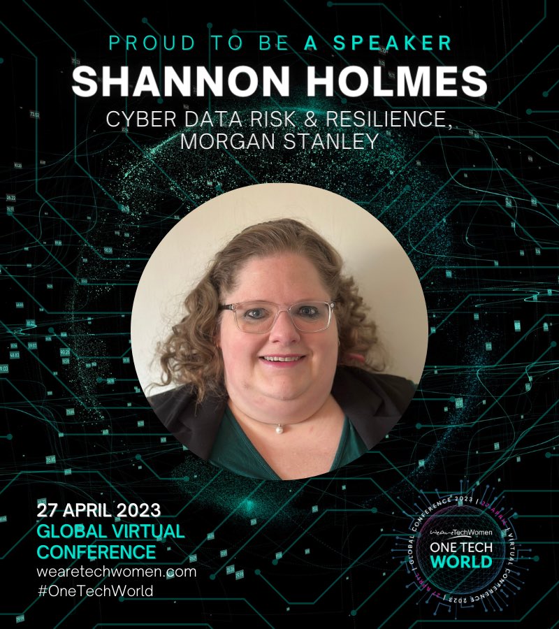 Join me at this year's #OneTechWorld as I take to the virtual stage to support #womenintech

Book your tickets today to hear from me and other speakers, from topics like #accessibility, #fintech, #ai, #crypto and much more. <a href="/WeAreTechWomen/">WeAreTechWomen</a> 

Book today · bit.ly/OTW_23