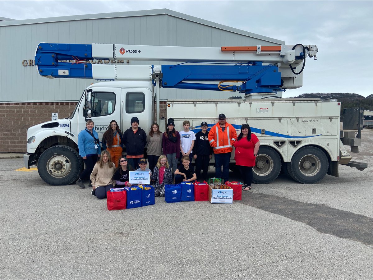 GMA would like to thank <a href="/NLHydro/">NLHydro</a> for the generous donation to our school's breakfast program.