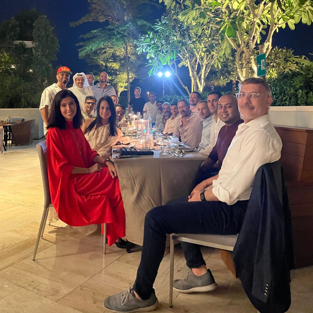 Traction CxO Dinner in #UAE with VCs, CEOs, and tech leaders 🇦🇪 <a href="/TractionConf_io/">Traction Conf</a> <a href="/alpercelen/">Alper Celen</a> <a href="/amerfatayer/">Amer Fatayer</a> <a href="/mohannadB/">Mohannad El-Barachi</a> <a href="/rtilani/">Ritesh Tilani</a> <a href="/soniagokhale/">Jay Gokhale</a> <a href="/raywalia/">Ray Walia</a> <a href="/lloyedlobo/">Lloyed Lobo</a> #trademission #TractionConf #CxODinner