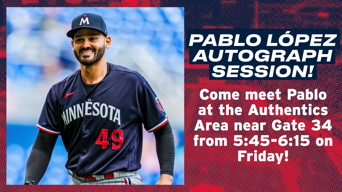 Minnesota Twins on X: Say hey before Pablo Day!