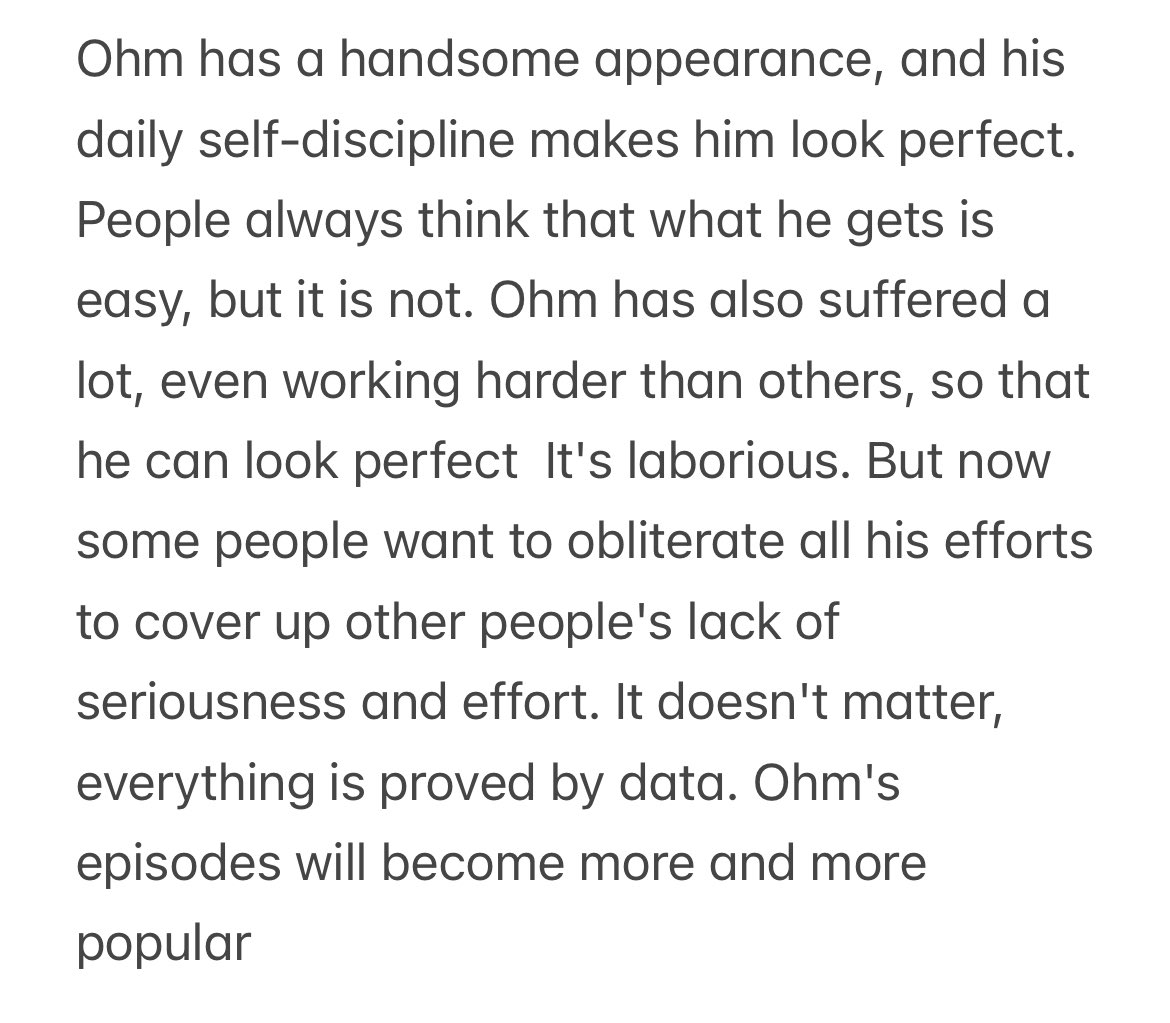 yoghurtHLG's tweet photo. #freeOHM
@GMMTV
I believe that you will have your own judgment as an enterprise, please don't ignore ohm's contribution in daily work https://t.co/wfBCT0f8gi