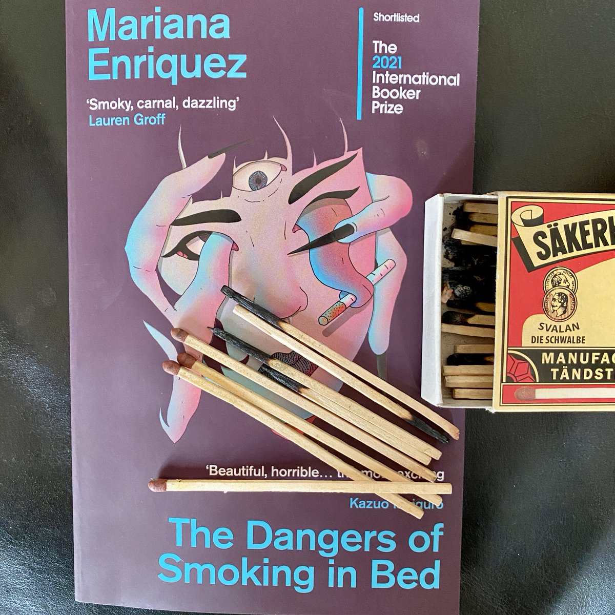 "The angel baby doesn't look like a ghost. She doesn't float and she isn't pale and she doesn't wear a white dress. She's half rotted away, and she doesn't talk." Words by Mariana Enriquez. My review here: bit.ly/3GYtGZy