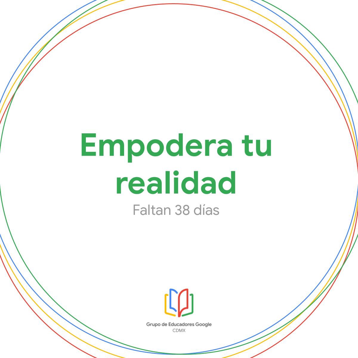 La cuenta regresiva comienza:
REAPRENDE,  REIMAGINA, REINVENTATE
Evento presencial muy pronto.
Muchas sorpresas para ustedes.
Estén pendientes de nuestras redes sociales para la inscripción al evento presencial, sean de los primeros en registrarse para poder acompañarnos.