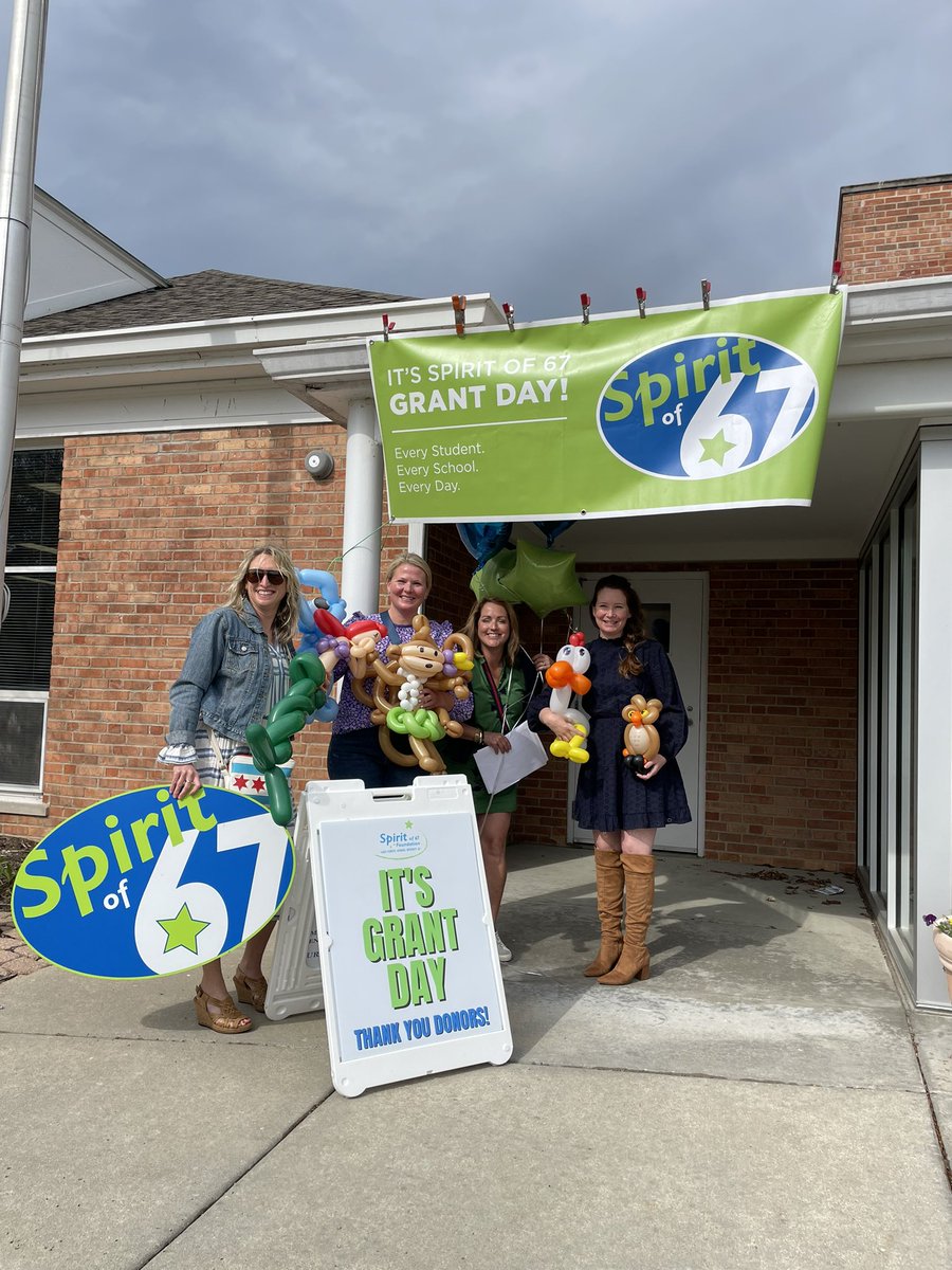 It’s grant day! The annual awarding of grants is underway this morning at district 67 schools.   Congrats to all the grant winners and to the students who will have the benefits of an enriched education!