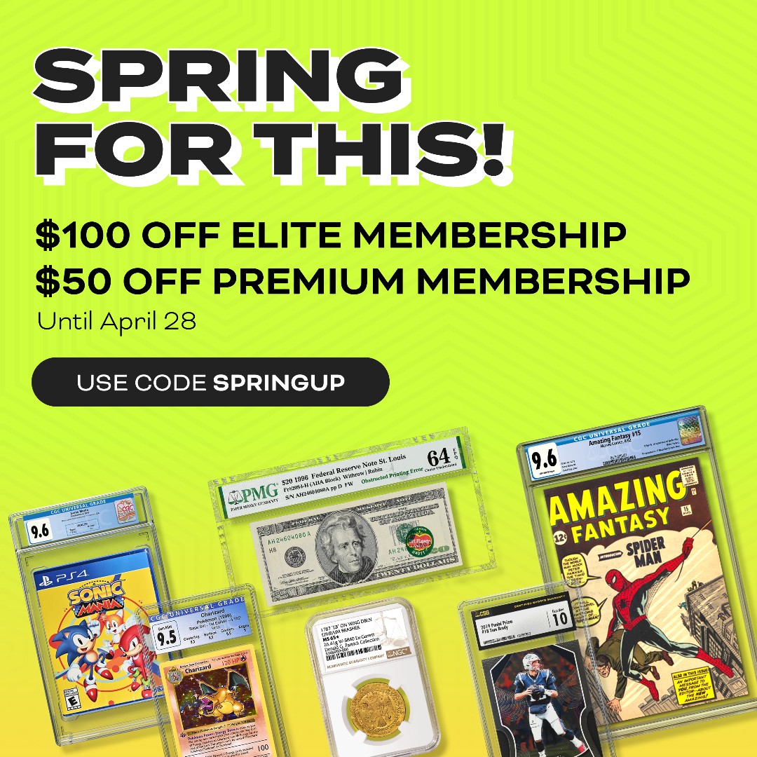 CGC Comics on Twitter "CGC is offering 100 off an Elite membership